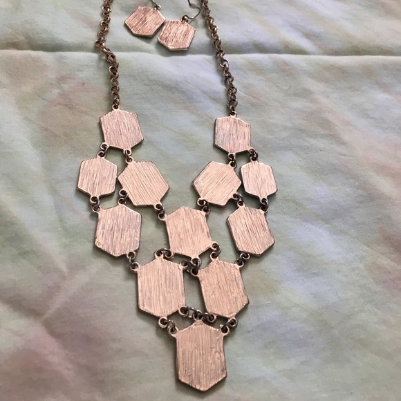 Kate Spade royal purple necklace and earrings 💜💜 - Picture 4 of 5